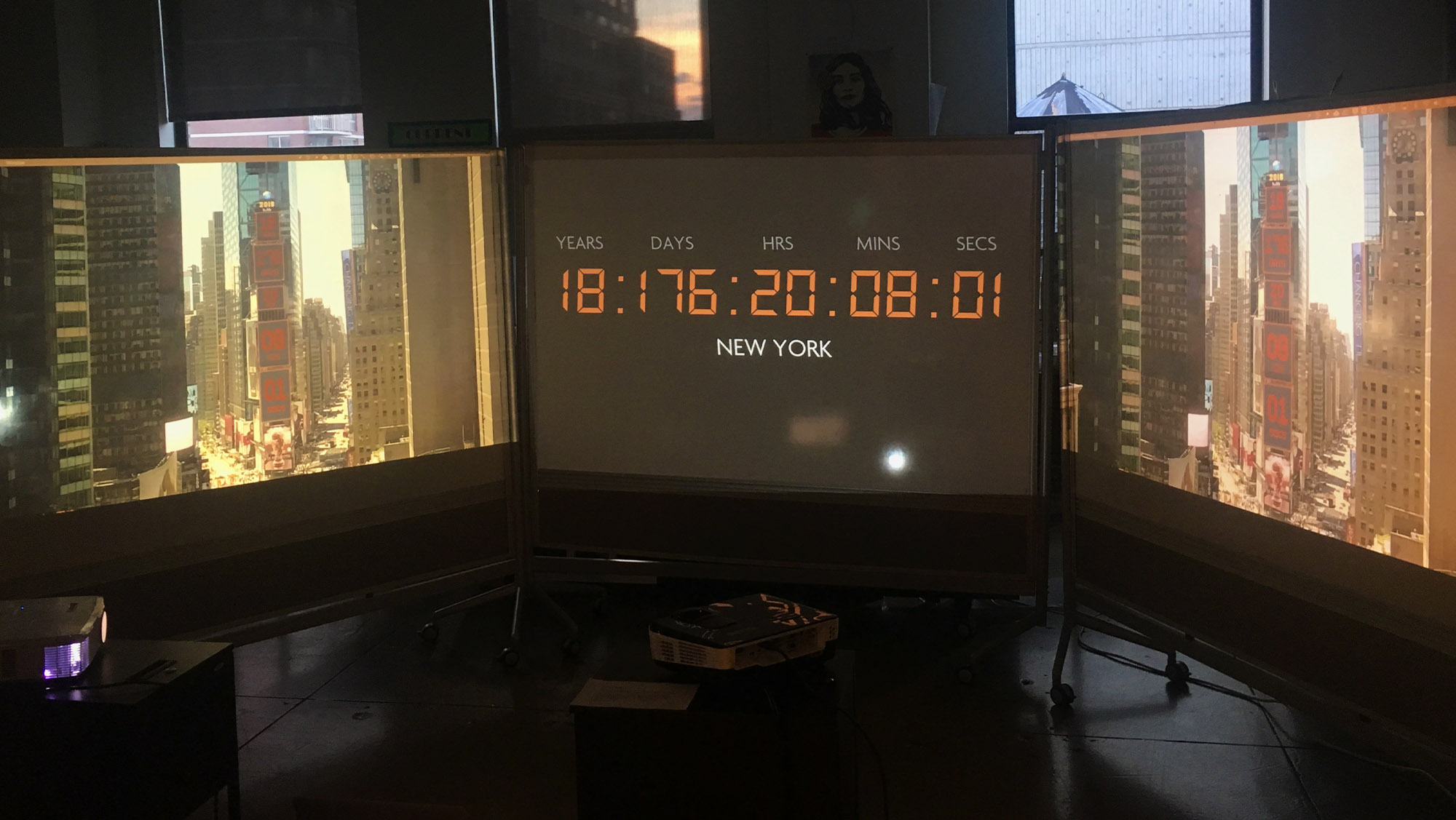 The 2° Window at Art-A-Hack, New York, 2018